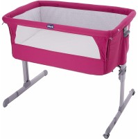 Chicco Culla Neonato Next2Me Co-Sleeping Fianco Letto Fucsia in Tessuto